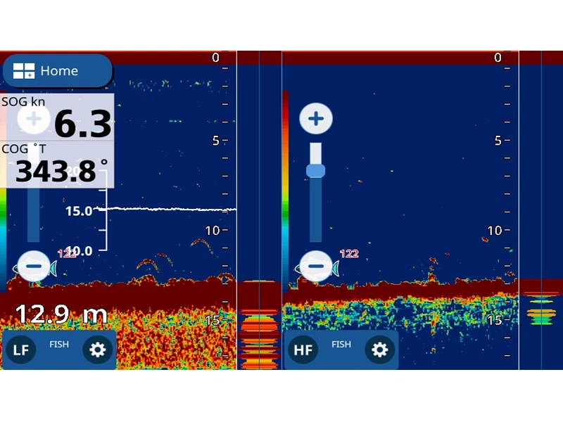 Furuno GP-1871F DB7 Deep Blue CHIRP GPS/Fishfinder TM150M Package - Image 5