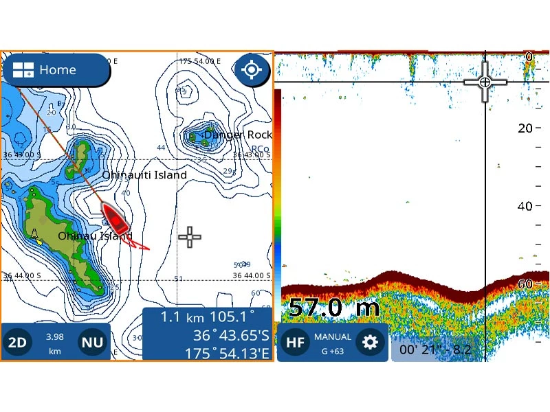Furuno GP-1871F DB7 Deep Blue CHIRP GPS/Fishfinder TM150M Package - Image 8
