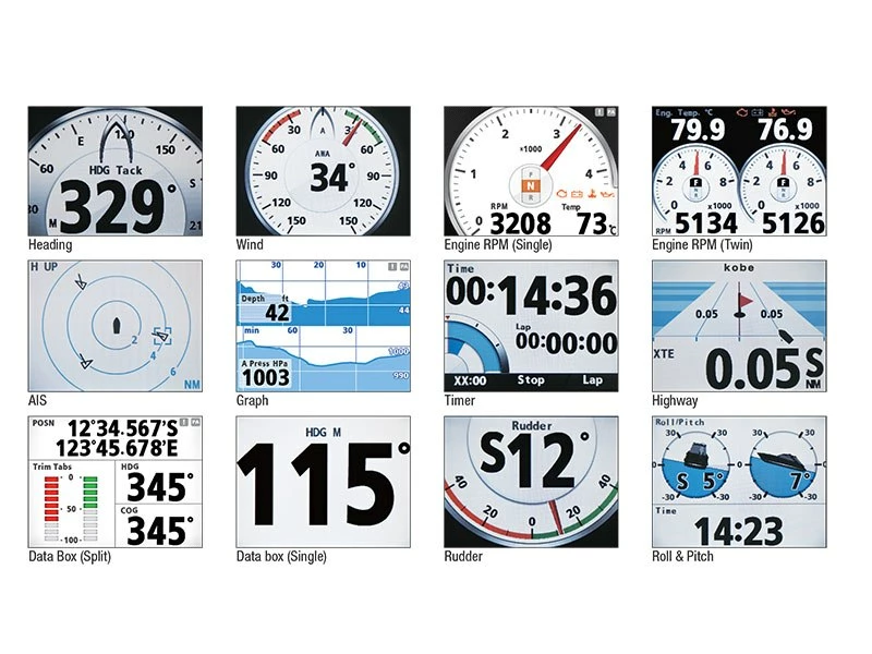 Furuno F170-DST 4.1'' Depth Speed And Temperature Instrument System