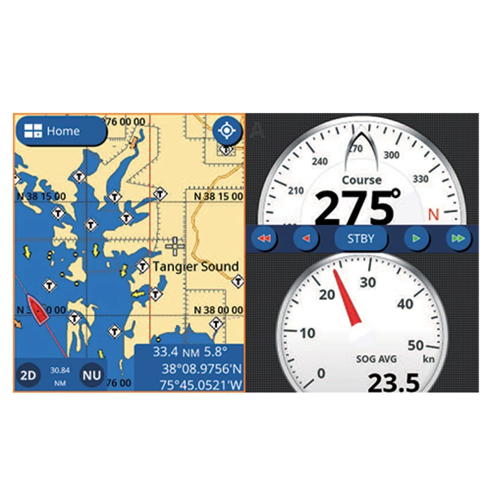 Furuno GP-1871F DB7 Deep Blue CHIRP GPS/Fishfinder - Image 3