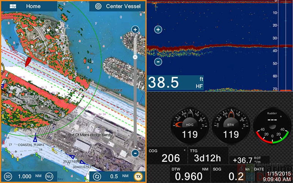 Furuno NavNet TZTouch2 12.1in GPS/Fishfinder TM260 Package - Image 7