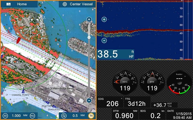 Furuno NavNet TZTouch2 12'' GPS/Fishfinder DFF1-UHD Sounder And TM275LHW Package - Image 4