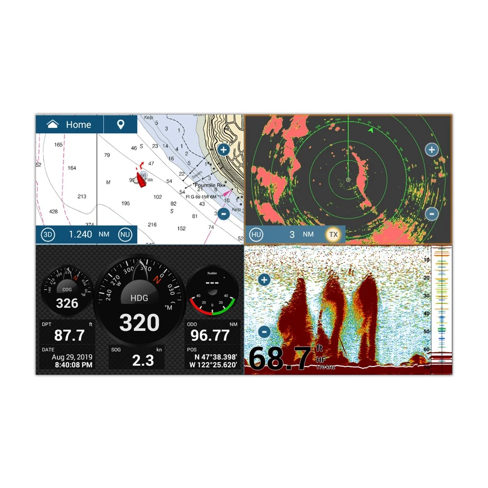 Furuno NavNet TZTouch3 12'' HybridControl GPS/Fishfinder P66 Package - Image 6
